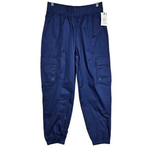 Champion Sailaway Navy Vintage Wash‎ Cargo Jogger Pants Womens Large M7137